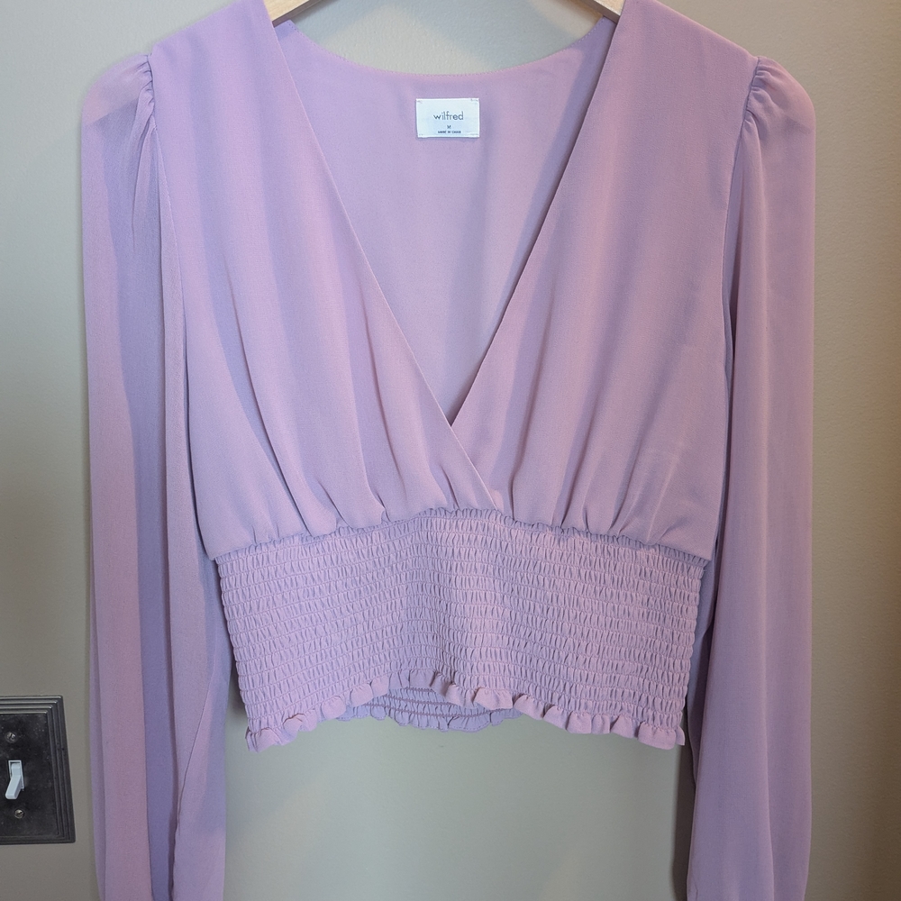 Wilfred Women's Pink Long Sleeve Top